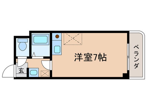 オリエンタル折尾駅の物件間取画像